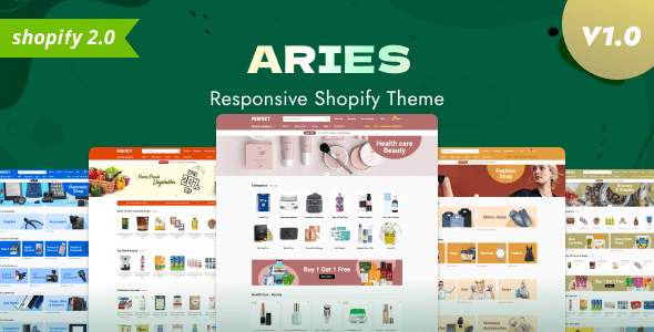Aries - Responsive Shopify Grocery Store