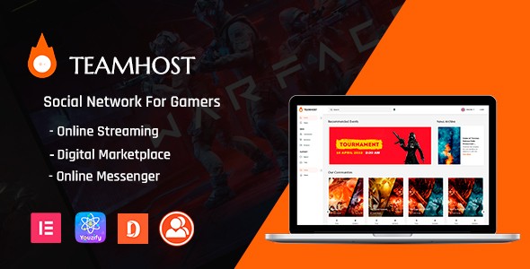TeamHost - Gaming Community & Digital Marketplace