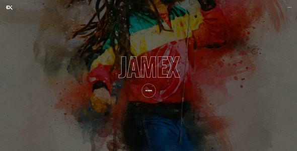 Jamex - One Page Portfolio Template