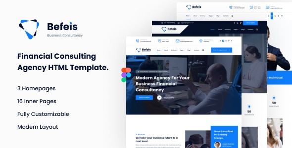 Befeis - Financial Consultation HTML Template
