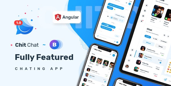 Chitchat - Perfect Chat and Discussion Angular 16 Template