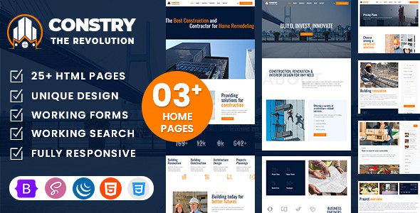 Constry - Construction HTML Template