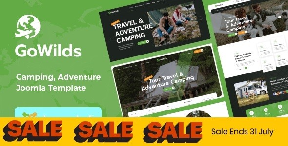Gowilds - Travel & Tour Booking Joomla 4 Template