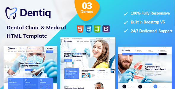 Dentiq | Dental & Medical HTML Template