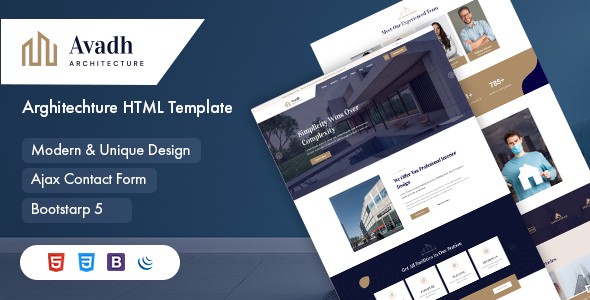 Avadh - Architecture & Interior HTML5 Template