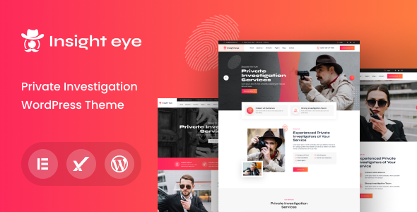 insighteye - Private Investigator WordPress Theme