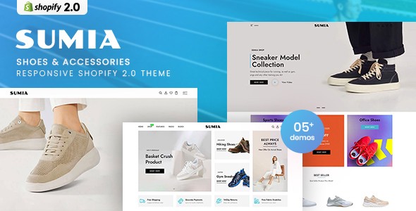 Sumia - Shoes & Accessories Responsive Shopify 2.0 Theme