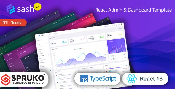 Sash - React  Admin & Dashboard Template