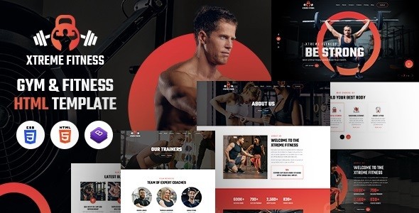 Xtreme Fitness |  HTML Template