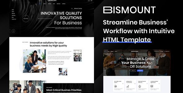 Bismount - Consulting Business HTML Template