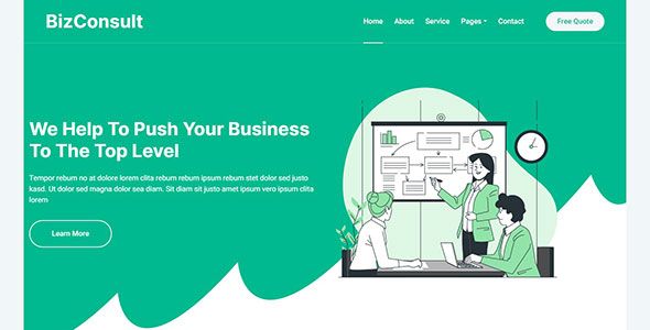 BizConsult – Free Bootstrap 5 HTML5 Business Consultancy Template