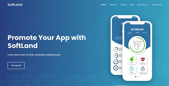 SoftLand - Bootstrap App Landing Page Template
