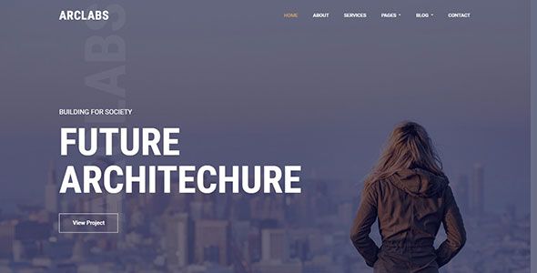 Arclabs – Free Bootstrap 4 HTML5 Architecture Website Template