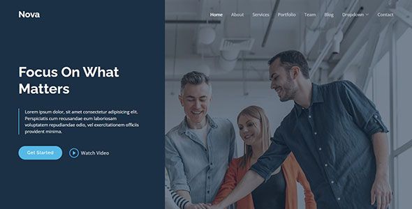 Nova - Bootstrap Business Website Template