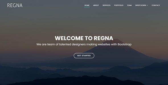 Regna Bootstrap Theme