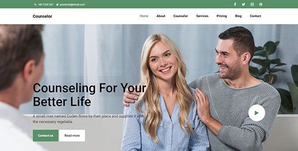 Counselor – Free Bootstrap 4 HTML5 Business Website Template