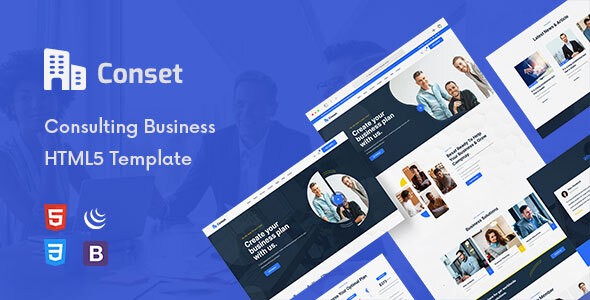 Conset - Consulting Business HTML5 Template