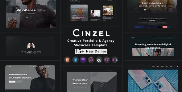 Cinzel - Creative Portfolio & Agency template