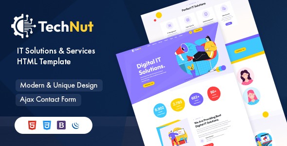 TechNut - IT Solutions and Services HTML5 Template