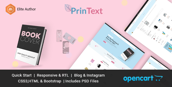 Printext - Printing Opencart Theme