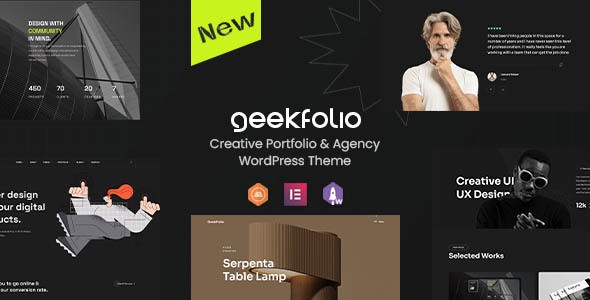 Geekfolio - Creative Portfolio & Agency WordPress Theme