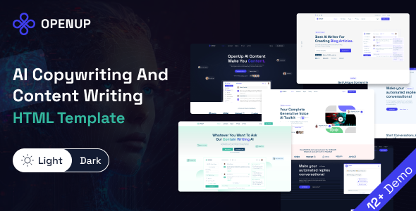 Openup - AI Writer and AI Application HTML Template