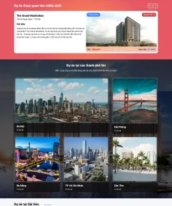 Website bất động sản 2