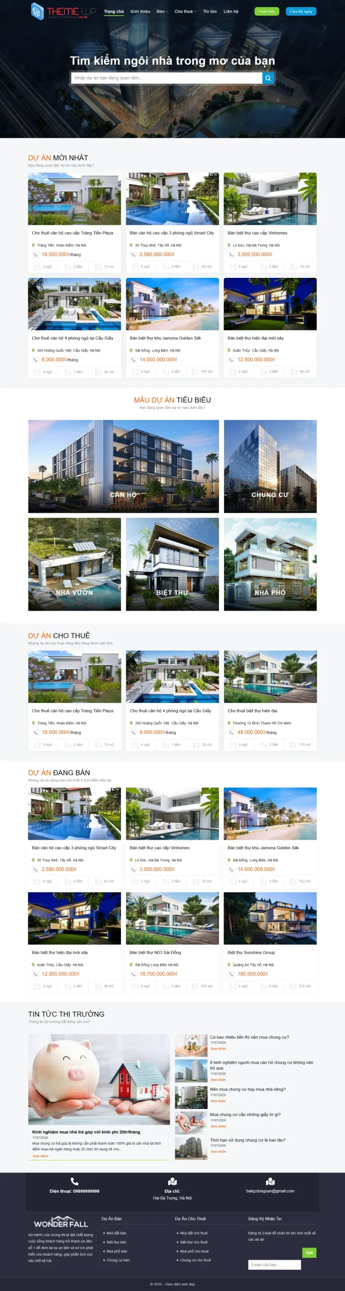 Website bất động sản 4