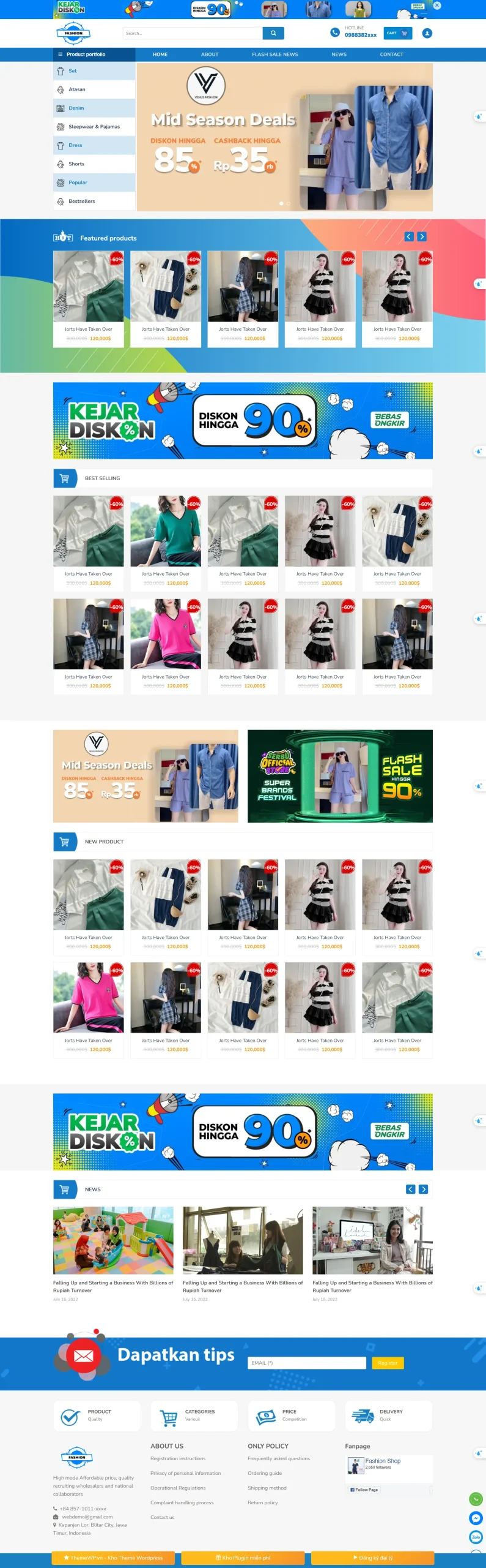 Website Thời Trang 6