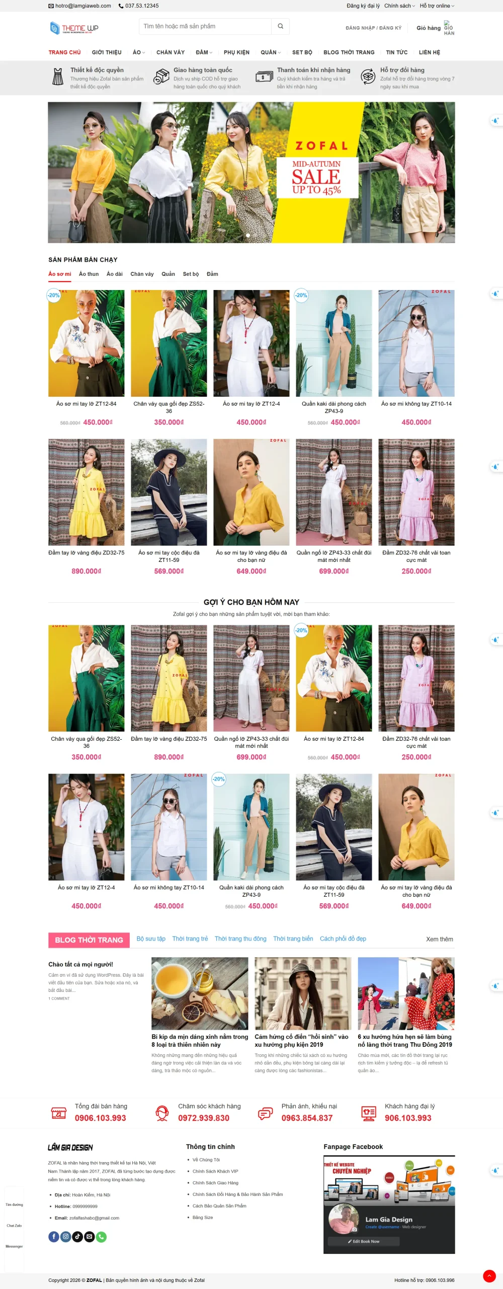 Website Thời Trang 5