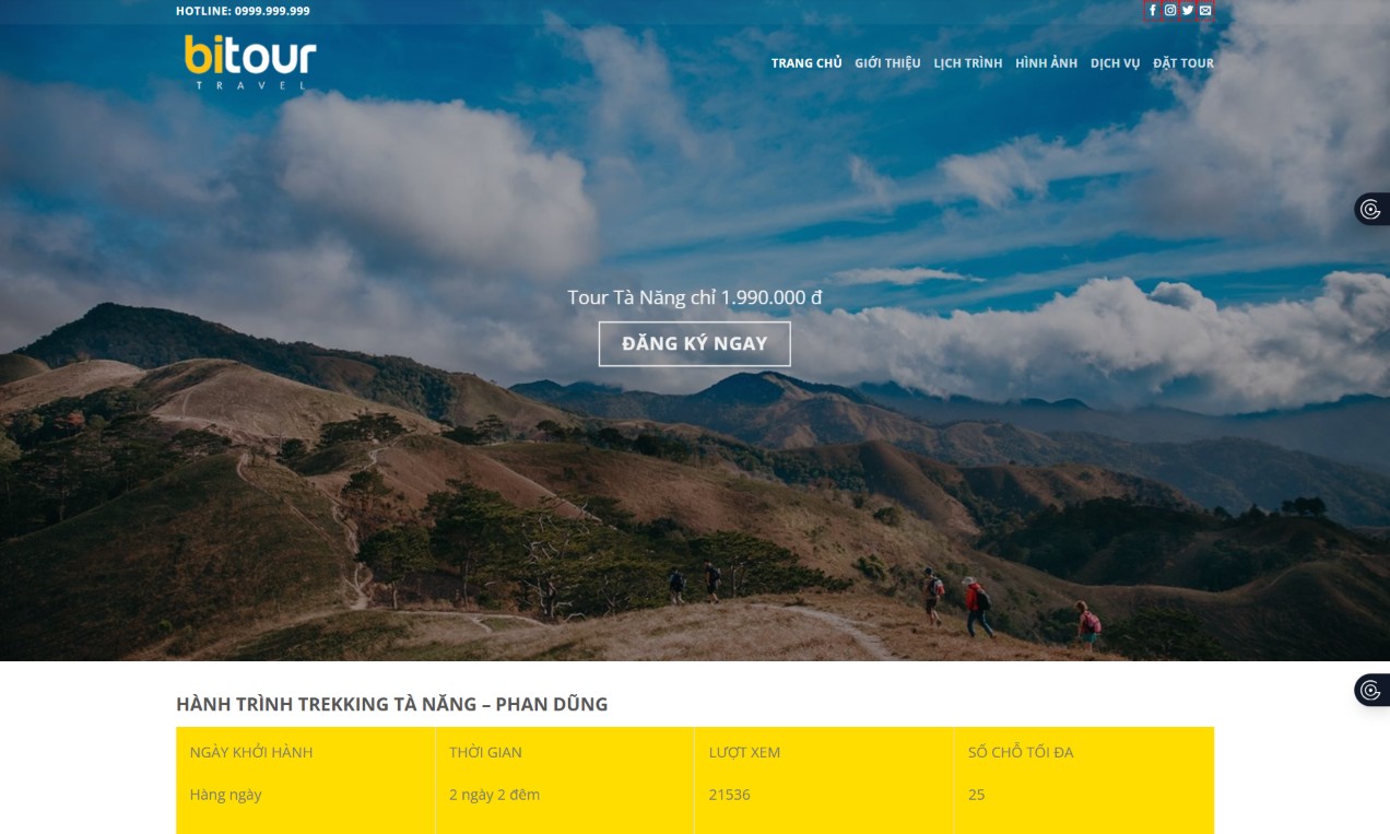 Website đặt tour du lịch online giá tốt