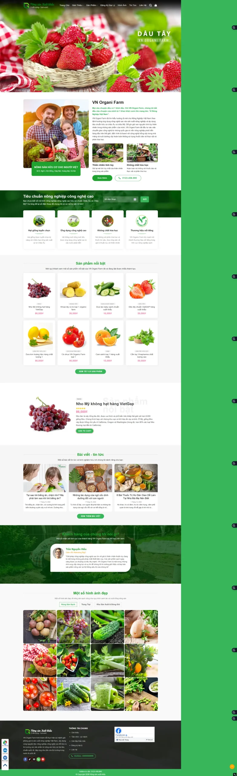 Website Thực Phẩm 2