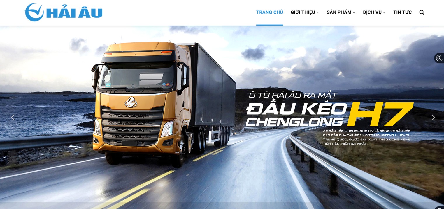 Thiết kế website bán ô tô chuyên nghiệp