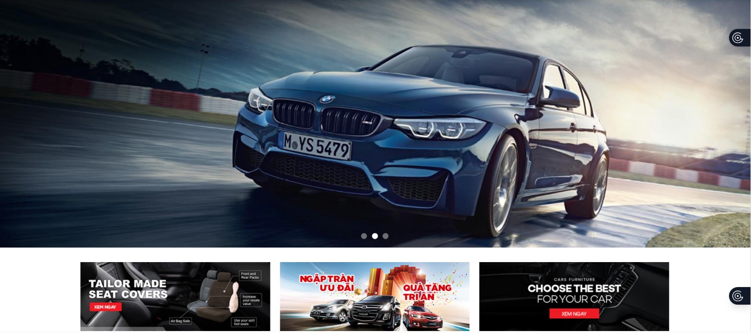 Thiết kế website bán ô tô chuyên nghiệp