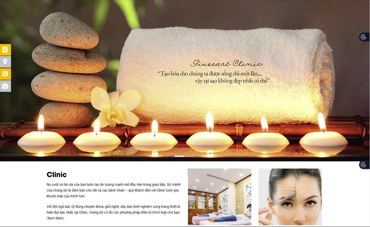 Thiết kế website spa đẹp chuyên nghiệp