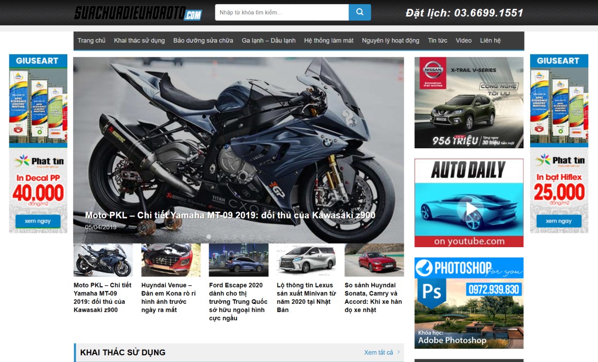 Thiết kế website tin tức chuyên nghiệp 