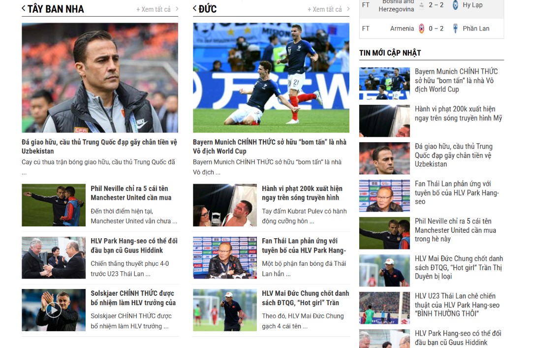 Thiết kế web tin tức tích hợp video