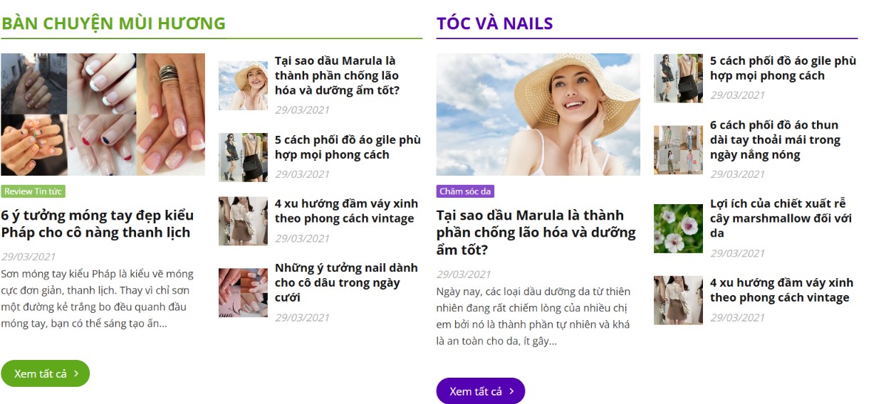 Website tin tức giao diện đẹp mắt