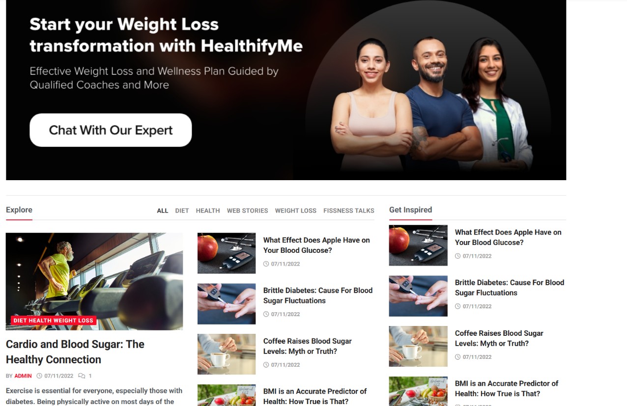 Thiết kế website tin tức sức khoẻ chuyên nghiệp