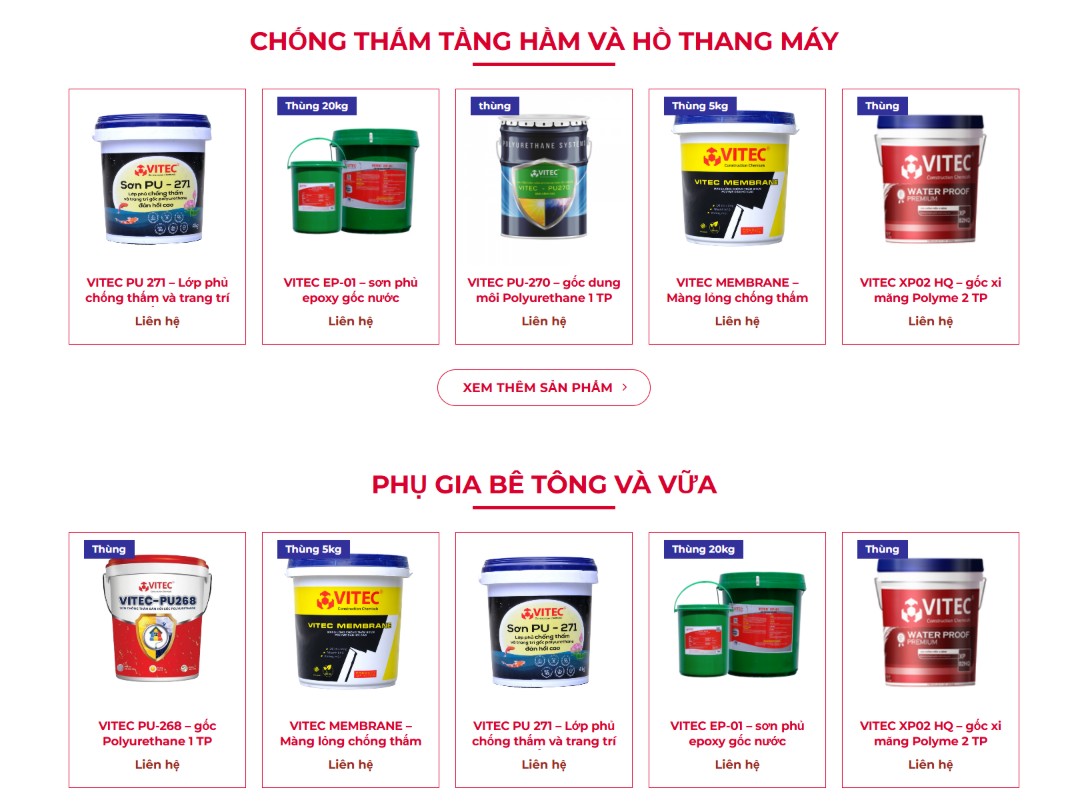Website sơn chống thấm chất lượng 