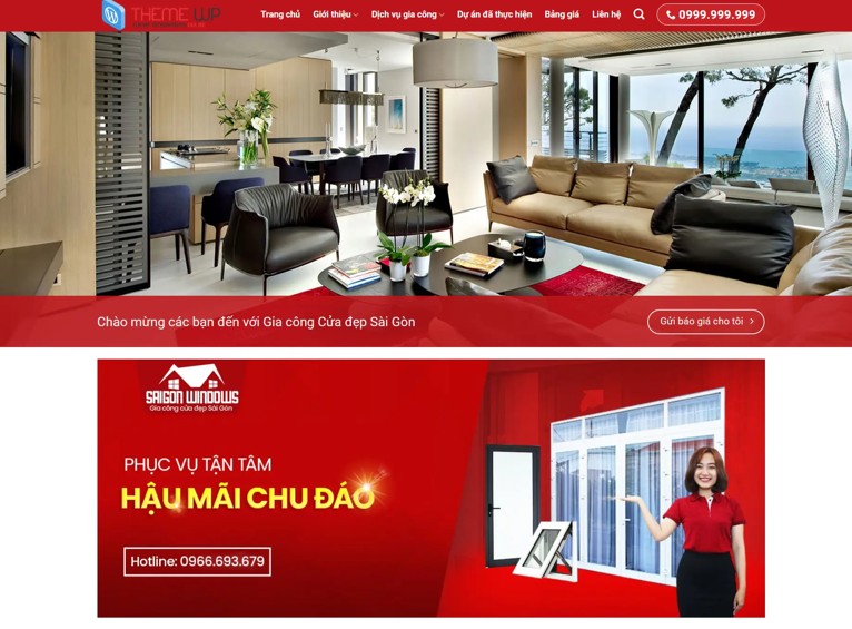 Website nhôm kính chất lượng