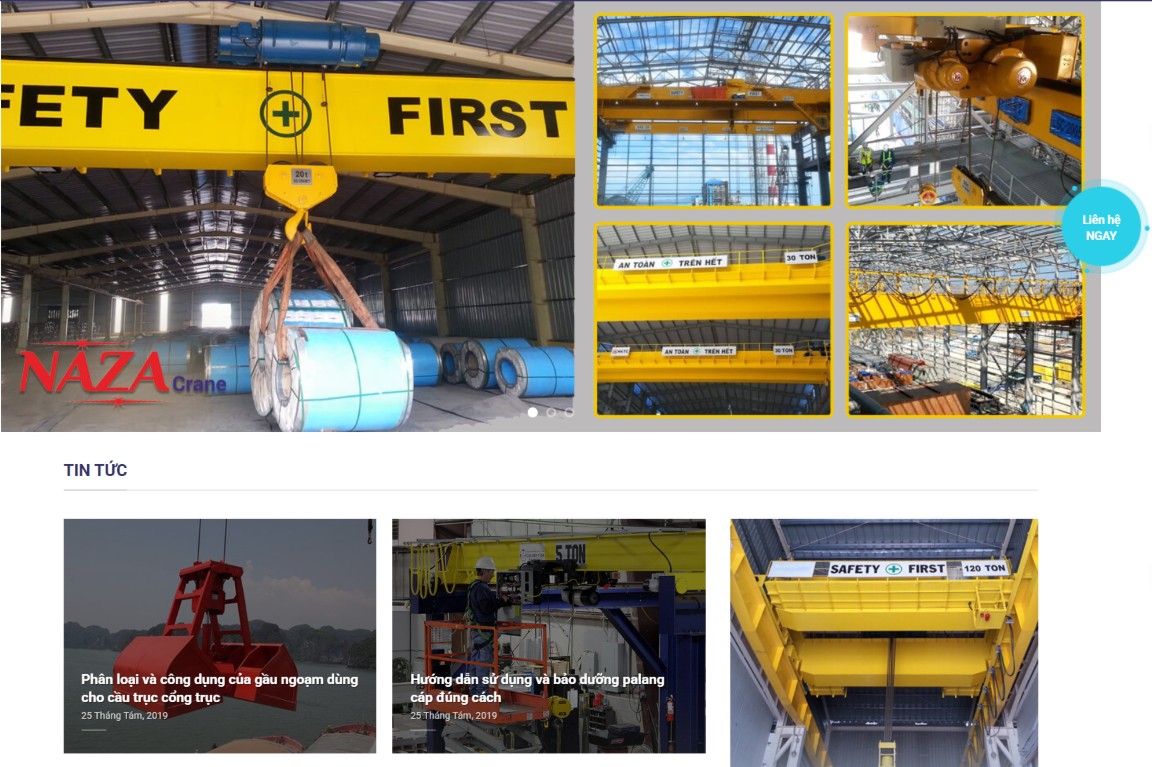 Website xây dựng công trình