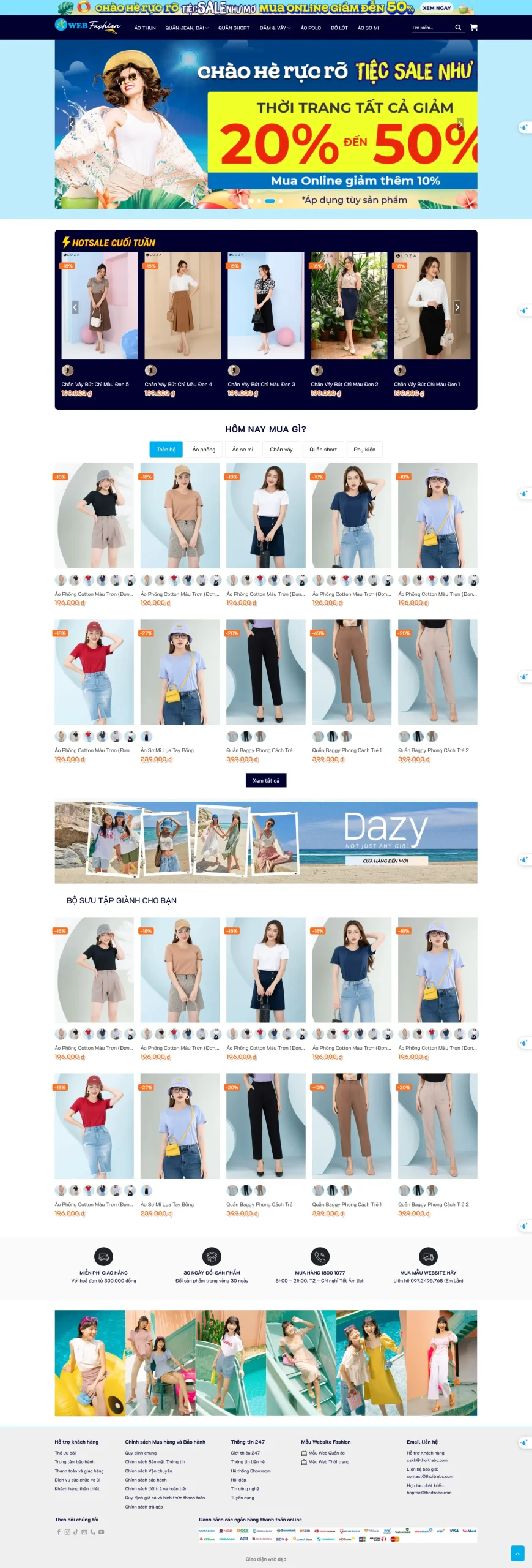 Website Thời Trang 8